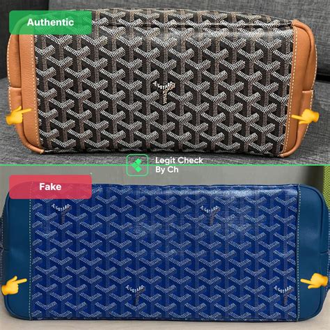 real vs fake goyard bag|genuine goyard crossbody bags.